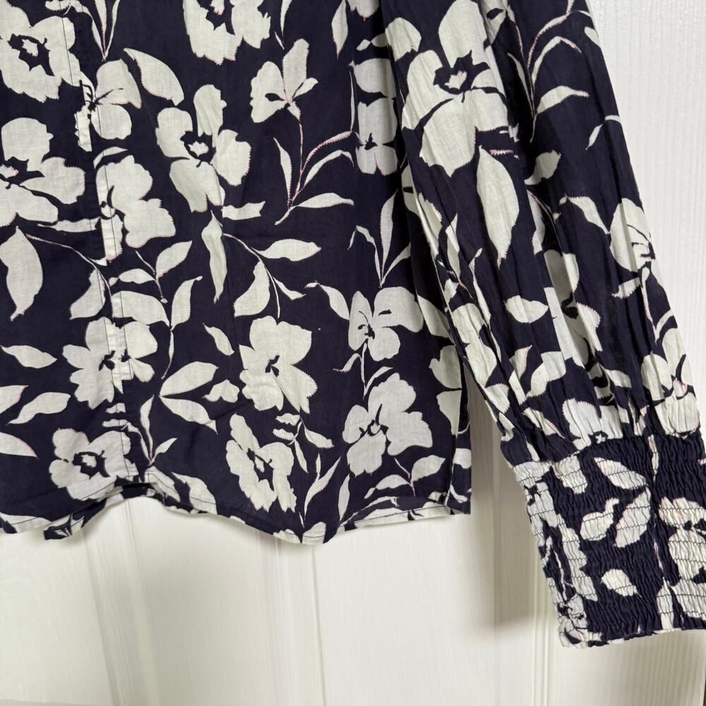 Velvet by Graham & Spencer Women's Floral Long Sleeve Top Size Medium - Picture 5 of 13